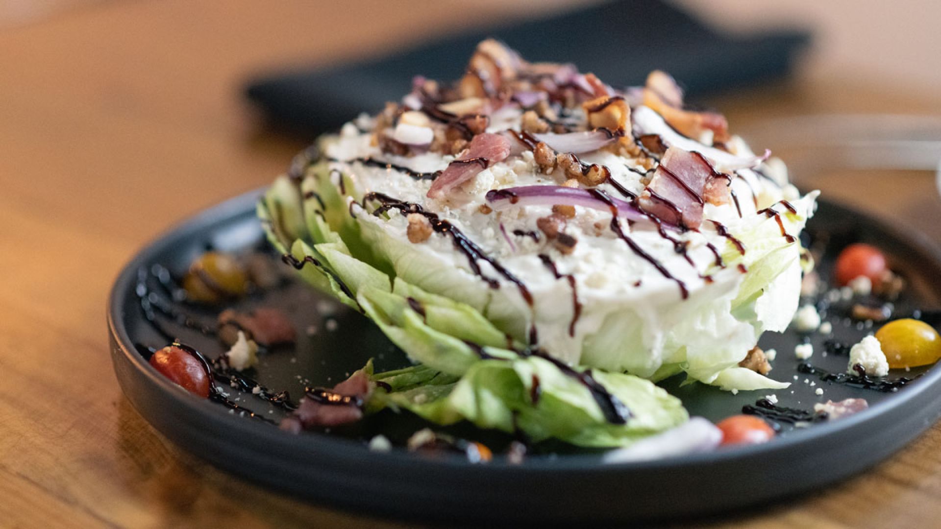 blue cheese wedge salad at rober in benton arkansas