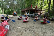 Kids-Learning-to-Kayak-Saline-River-Benton-Arkansas