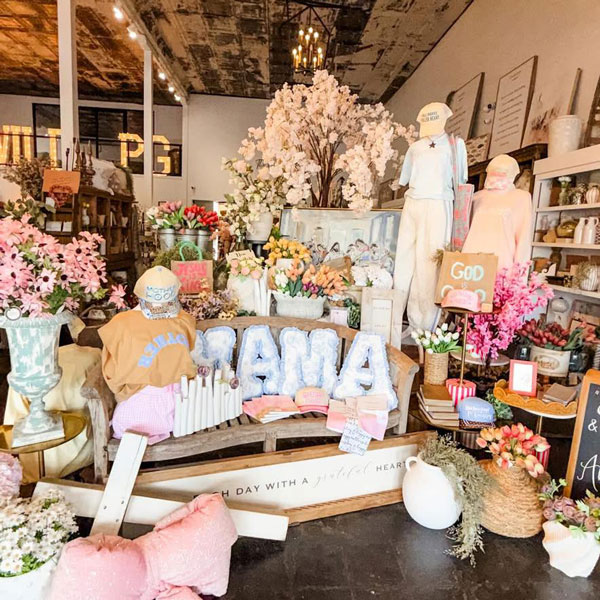 Display at Pretties and Grace