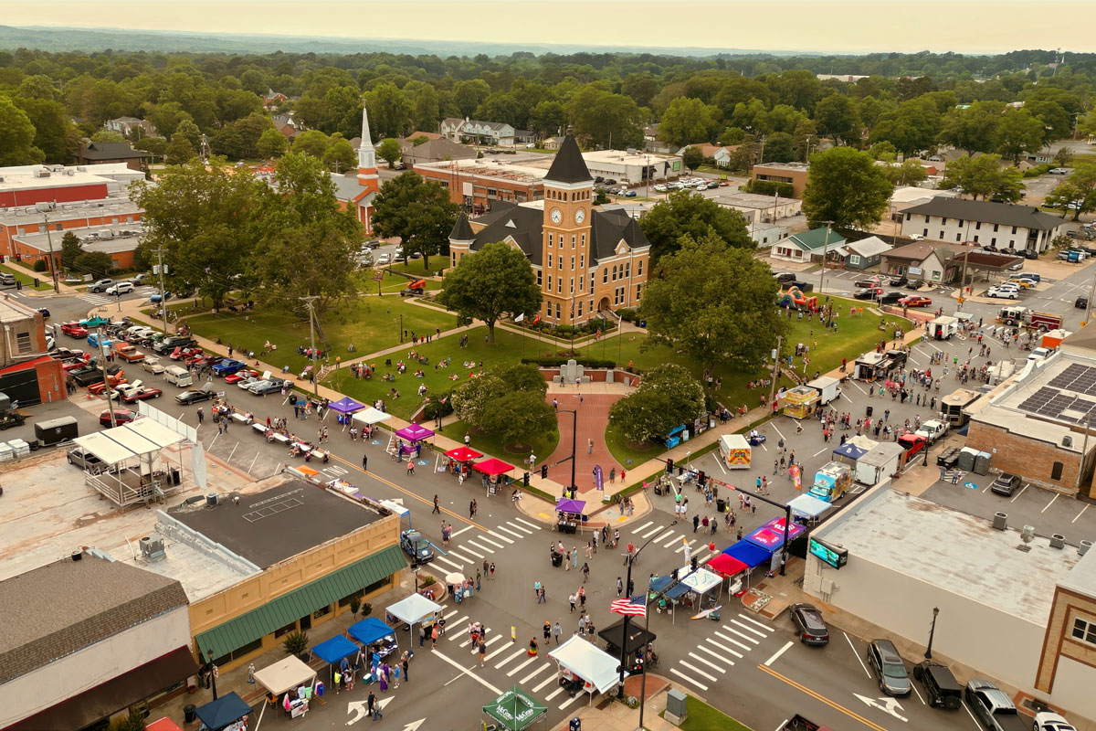 Downtown Benton Arkansas Third Thursday