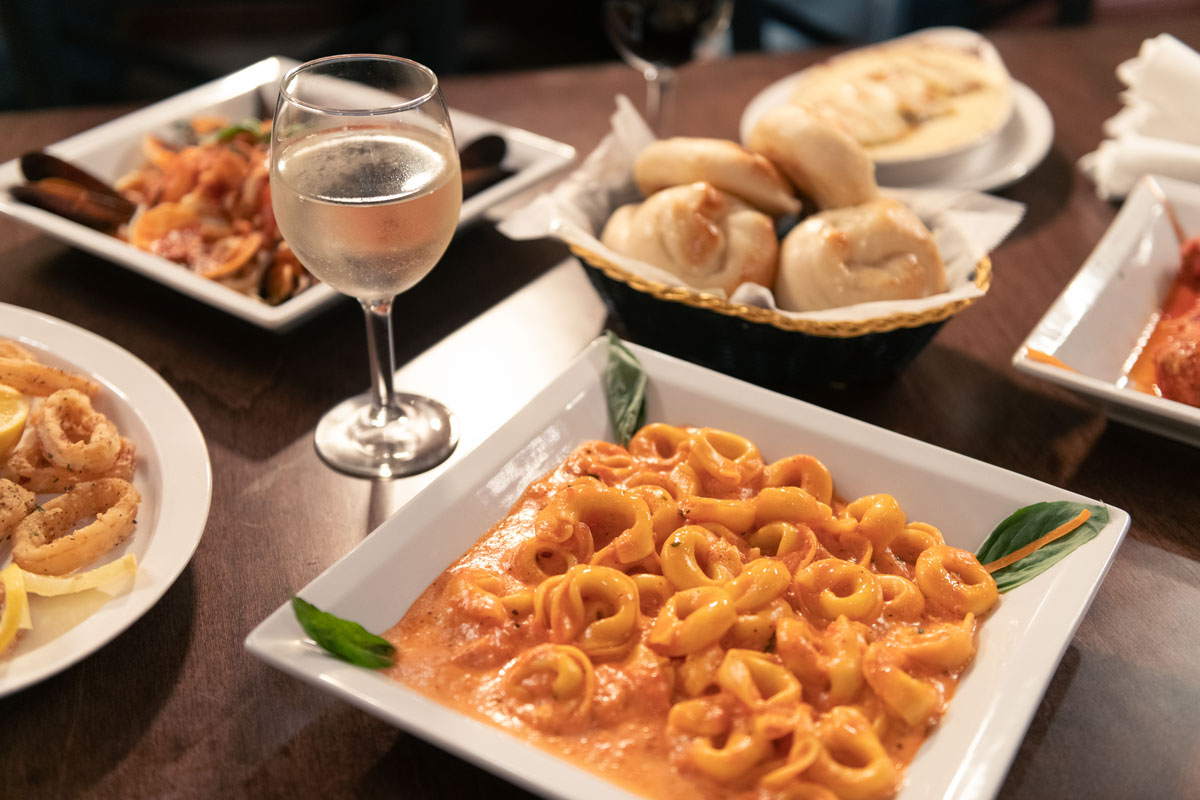 Pasta at Verona Italian